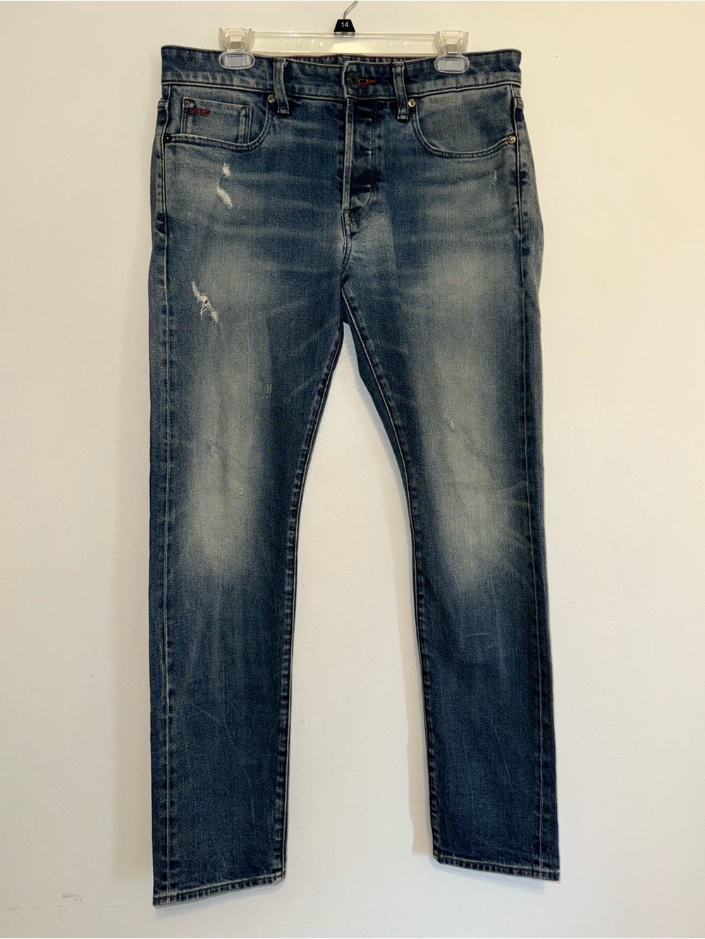 G-Star RAW 3301 Slim Premium Japanese Selvedge Jeans Size 32x32 Button Fly